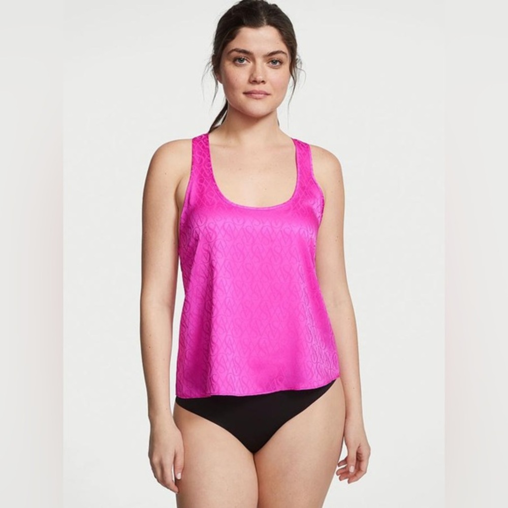 Victoria’s Secret satin pajama set - Racerback tank and shorts